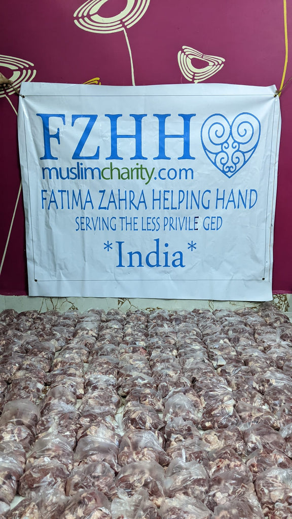 Hyderabad, India - Honoring Ashura/Tenth Day of Holy Month of Muharram & Shahadat/Martyrdom of Sayyidina Imam Hussein (AS) & Martyrs (AS) of Karbala by Distributing Holy Meat of 30+ Holy Qurbans to Community's Homeless & Less Privileged People -Day 2 of 2