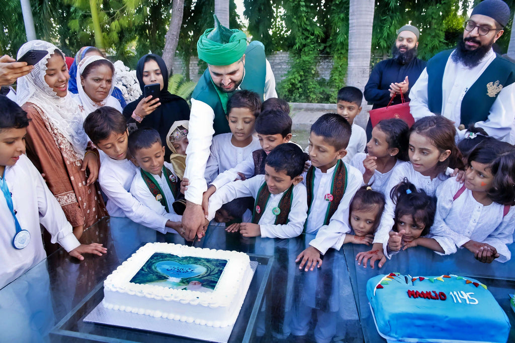 Lahore, Pakistan - Participating in Orphan Support Program & Mawlid Support Program by Serving Blessed Food & Blessed Desserts at Grand Mawlid an Nabi ﷺ to Local Community's 300+ Beloved Orphans & Less Privileged Children