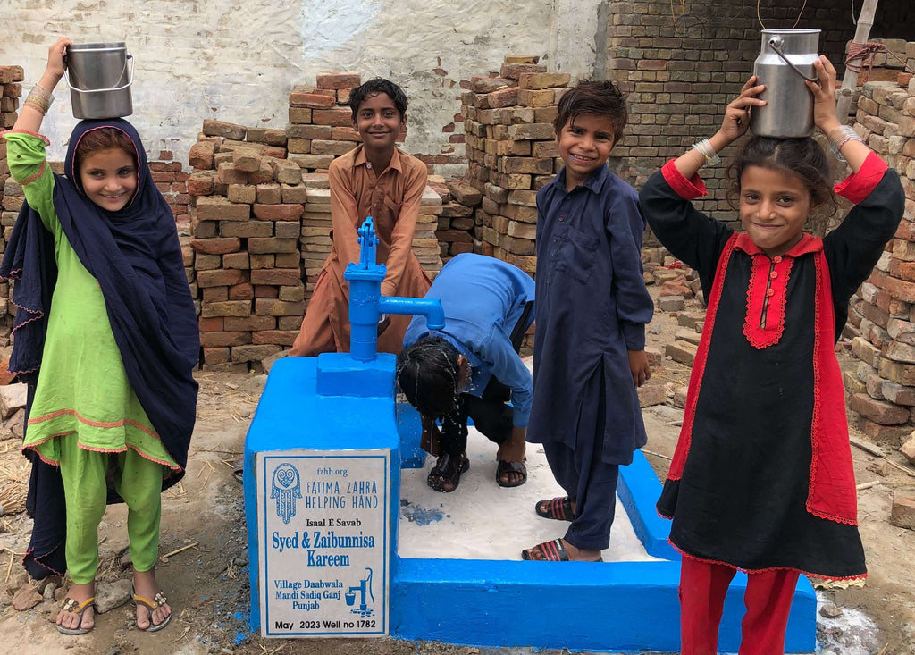 Punjab, Pakistan – Syed & Zaibunnisa Kareem – FZHH Water Well# 1782