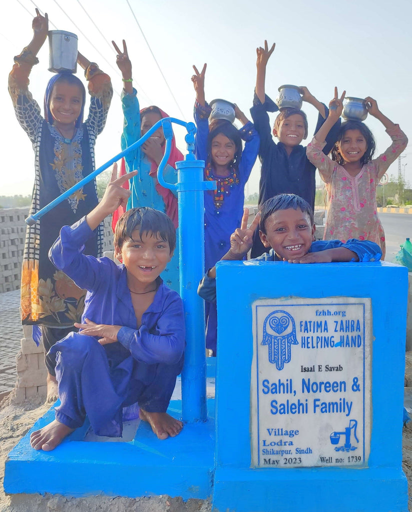 Sindh, Pakistan – Sahil, Noreen & Salehi Family – FZHH Water Well# 1739