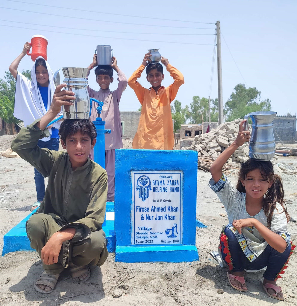Sindh, Pakistan – Firose Ahmed Khan & Nur Jan Khan – FZHH Water Well# 1870
