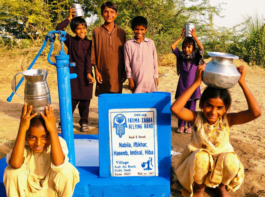 Sindh, Pakistan – Nabila Iftikhar, Haseeb, Imtisal, Hiba – FZHH Water Well# 1867