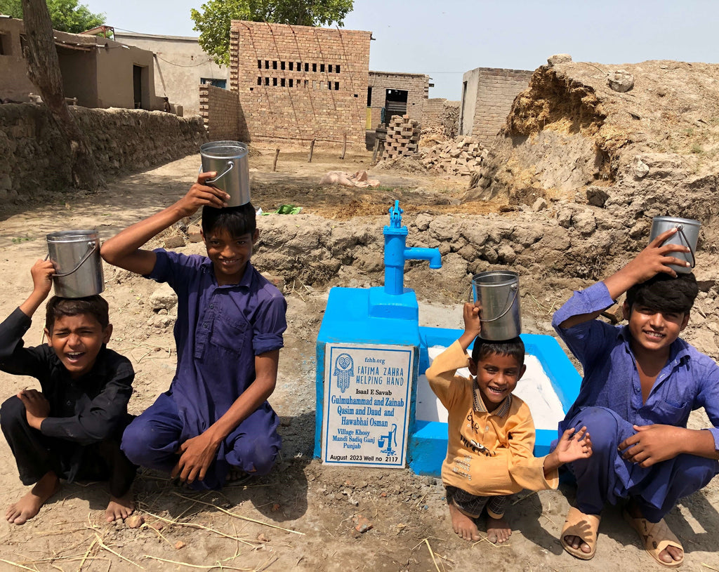 Punjab, Pakistan – Gulmuhammad and Zainab Qasim and Daud and Hawabhai Osman – FZHH Water Well# 2117