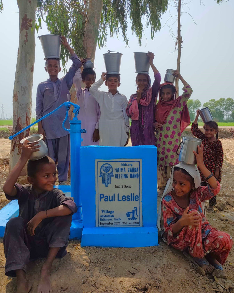 Sindh, Pakistan – Paul Leslie – FZHH Water Well# 2278