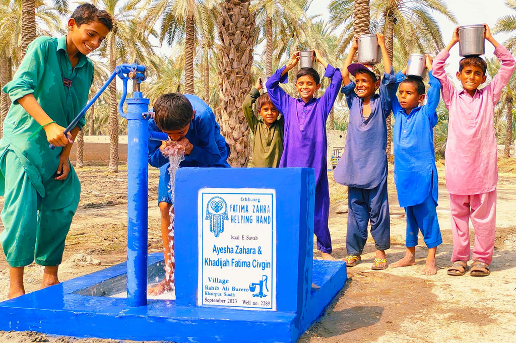 Sindh, Pakistan – Ayesha Zahara & Khadija Fatima Civgin – FZHH Water Well# 2289