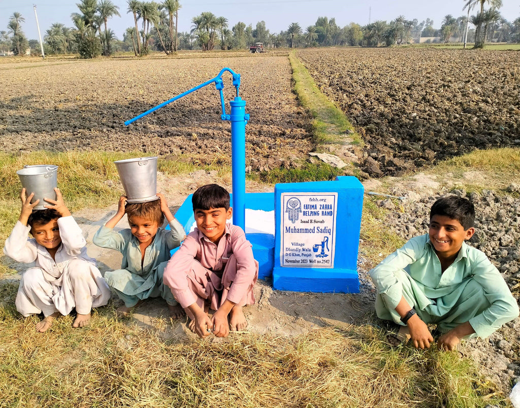 Punjab, Pakistan – Muhammed Sadiq – FZHH Water Well# 2542