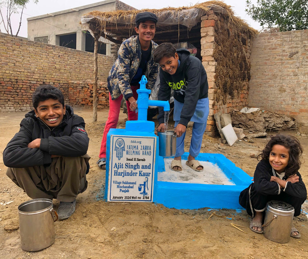 Punjab, Pakistan – Ajit Singh and Harjinder Kaur – FZHH Water Well# 2784