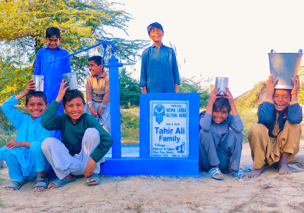 Sindh, Pakistan – Tahir Ali Family – FZHH Water Well# 2826