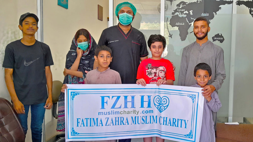 Lahore, Pakistan - Participating in Pediatric Ward Program & Orphan Support Program by Providing Essential Dental Healthcare Services to Beloved Orphans at FZHH Medical Camp