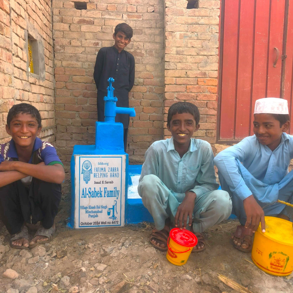 Punjab, Pakistan – Al- Sabek Family – FZHH Water Well# 4472