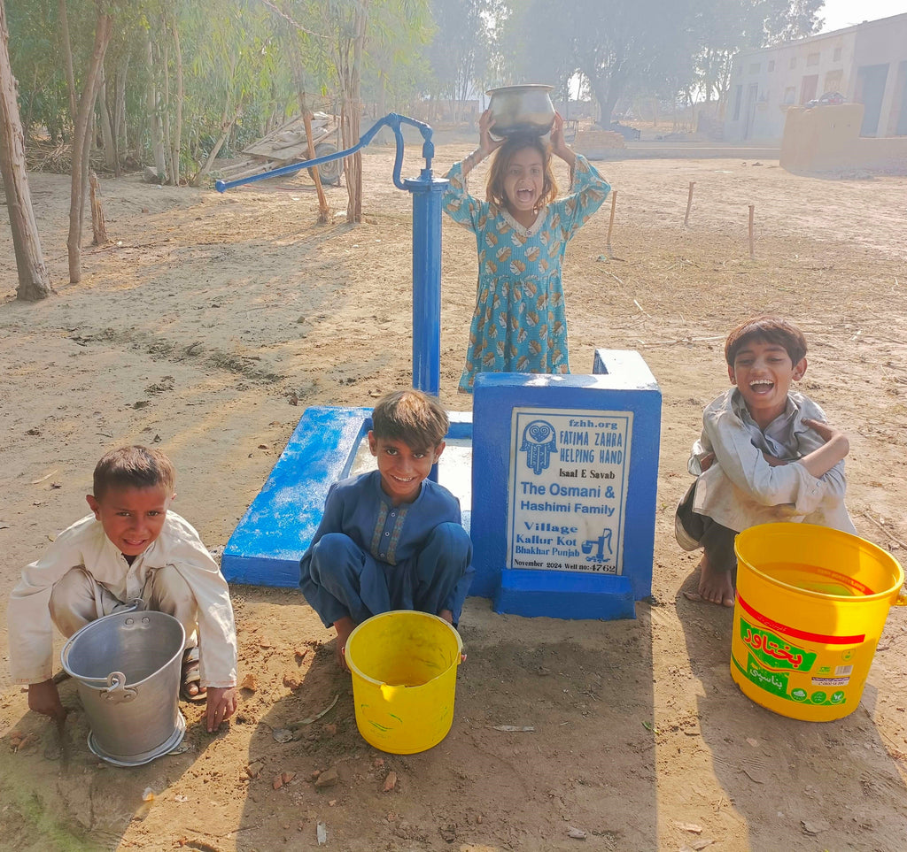 Punjab, Pakistan – The Osmani & Hashimi Family – FZHH Water Well# 4762