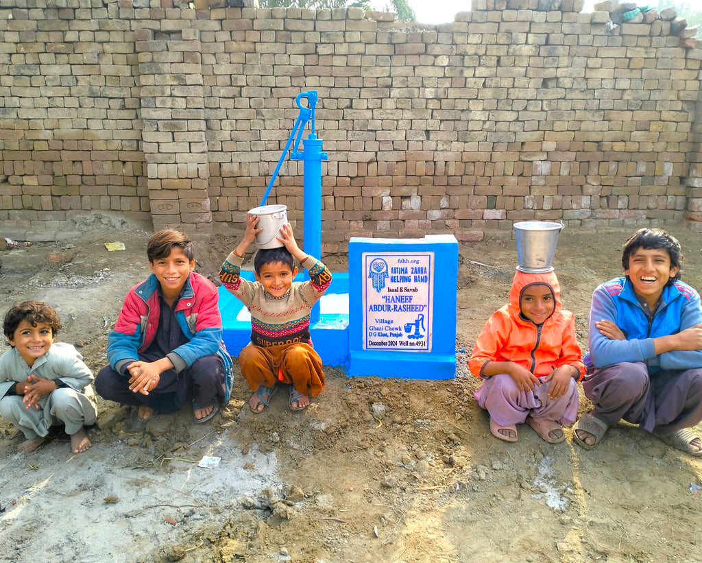 Punjab, Pakistan – HANEEF ABDUR-RASHEED – FZHH Water Well# 4931 Order no 52739