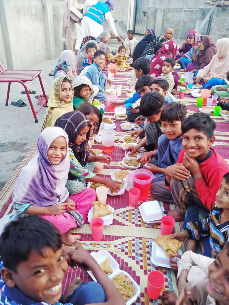 Lahore, Pakistan - Ramadan Day 11 - Participating in Our Month of Ramadan Appeal Program & Orphan Support Programs by Serving Blessed Iftar & Hot Meals with Cold Drinks to 150+ Beloved Orphans and Less Privileged Children & Women