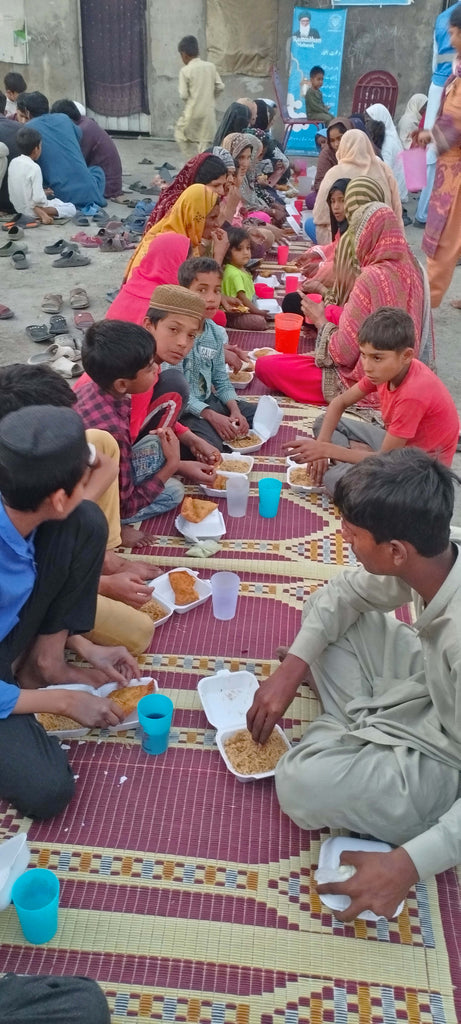 Lahore, Pakistan - Ramadan Day 12 - Participating in Our Month of Ramadan Appeal Program by Serving Blessed Iftar & Hot Meals with Cold Drinks to 150+ Less Privileged Children & Adults