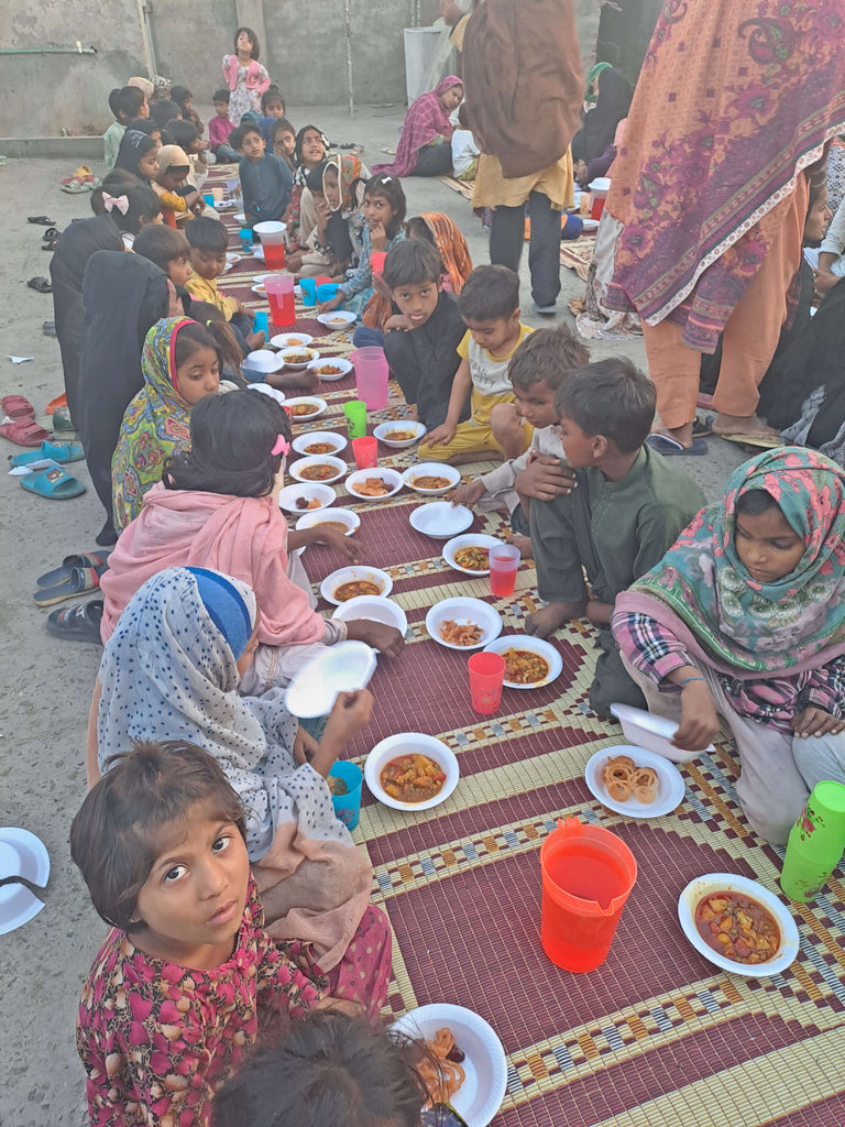 Lahore, Pakistan - Ramadan Day 22 - Participating in Our Month of Ramadan Appeal Program by Serving Blessed Iftar & Hot Meals with Cold Drinks to 150+ Less Privileged Children & Adults