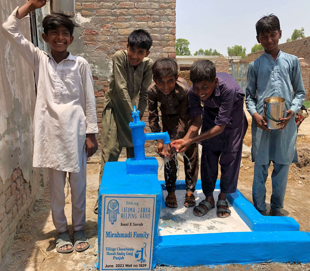 Punjab, Pakistan – Mirahmadi Family – FZHH Water Well# 1829