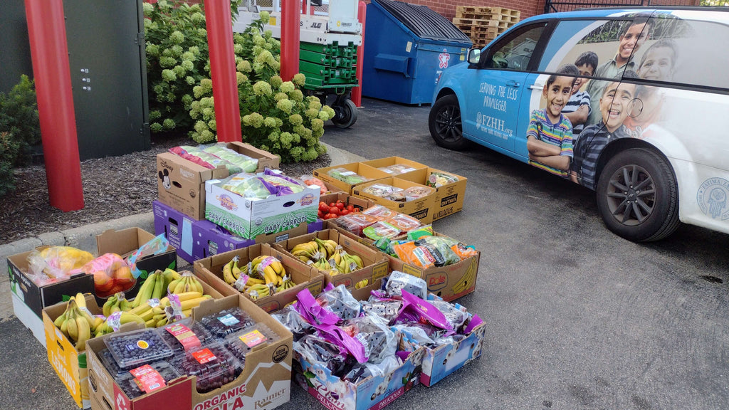 Chicago, Illinois - Participating in Mobile Food Rescue Program by Rescuing & Distributing Fresh Deli Meals, Fresh Fruits & Vegetables to Local Community's Homeless Shelters Serving Less Privileged People