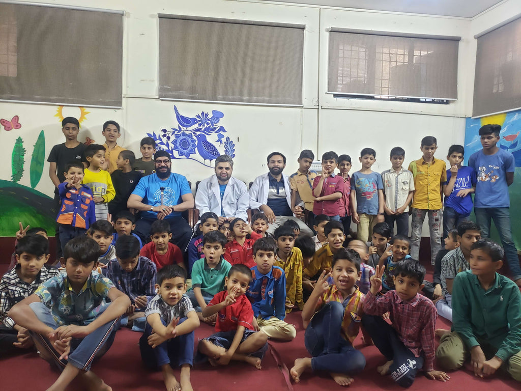 Lahore, Pakistan - Participating in Pediatric Ward Program & Orphan Support Program by Providing Essential Personal Healthcare Awareness to Beloved Orphans at FZHH Medical Camp