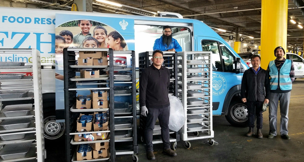 Vancouver, Canada - Participating in Mobile Food Rescue Program by Rescuing & Distributing 500+ Hot Meals to Local Community's Less Privileged People at Low-Income Family Residences & Several City Homeless Shelters