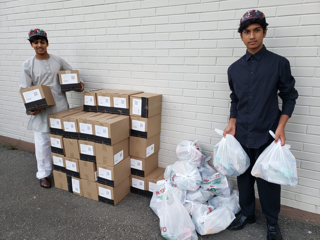 Vancouver,Canada- Honoring URS/Union of Sayyidina Mawlana Shaykh Yaqub al Charikhi ق ع & Wiladat/Holy Birthday of Sayyidina Imam Mūsā al-Kāẓim ع by Rescuing Van Full of Chocolate Clusters & 30+ Bags of Essential Groceries for Local Community's Hunger Need