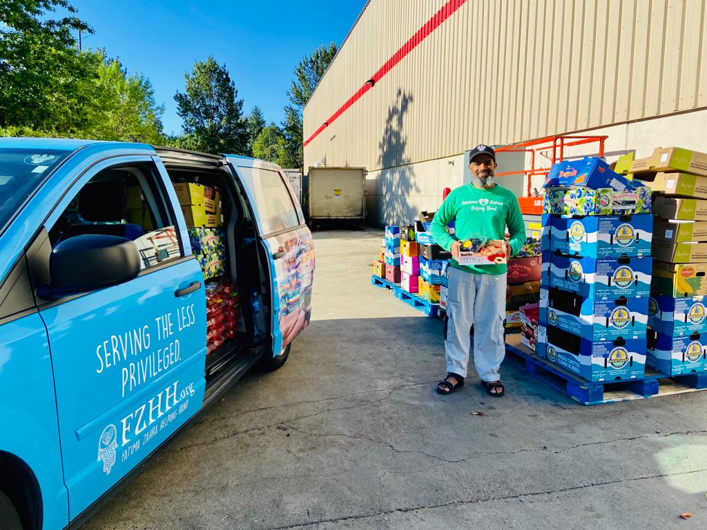 Vancouver, Canada - Honoring URS/Union Sharif of Sultan al Awliya Fard Alam Shahe Kul Mawlana Shaykh Shah Bahauddin Naqshband Uwaisi al Bukhari ق ع Hasani wal Husseini by Rescuing Fresh Meat & Produce from Costco for Community's Low-Income Residents