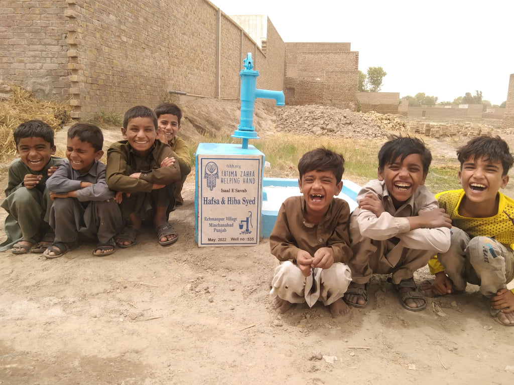 Hafsa & Hiba Syed – FZHH Water Well# 535 – PK