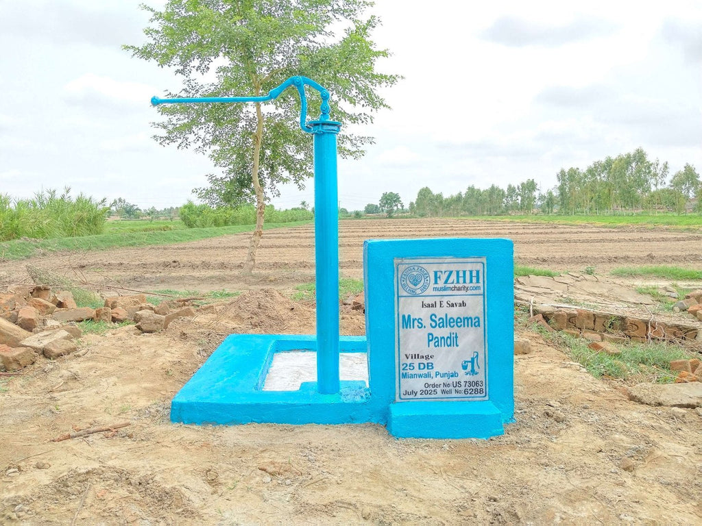 Mrs. Saleema Pandit - Order no. US 73063 - Well no. 6288