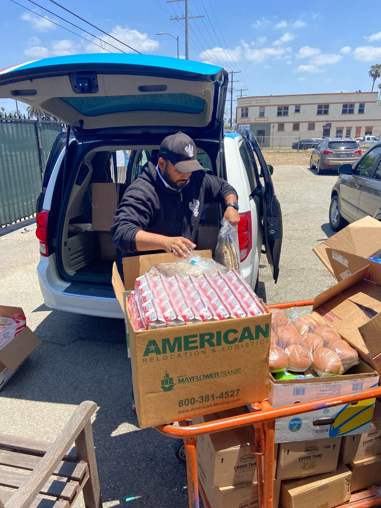 Honoring Wiladat/Birthday of Beloved Shaykh Nurjan Mirahmadi & URS/Union of Mawlana Shaykh Ali ar-Ramitani ق ع by Rescuing & Distributing Essential Groceries to Community's Muslim Food Pantry - LA