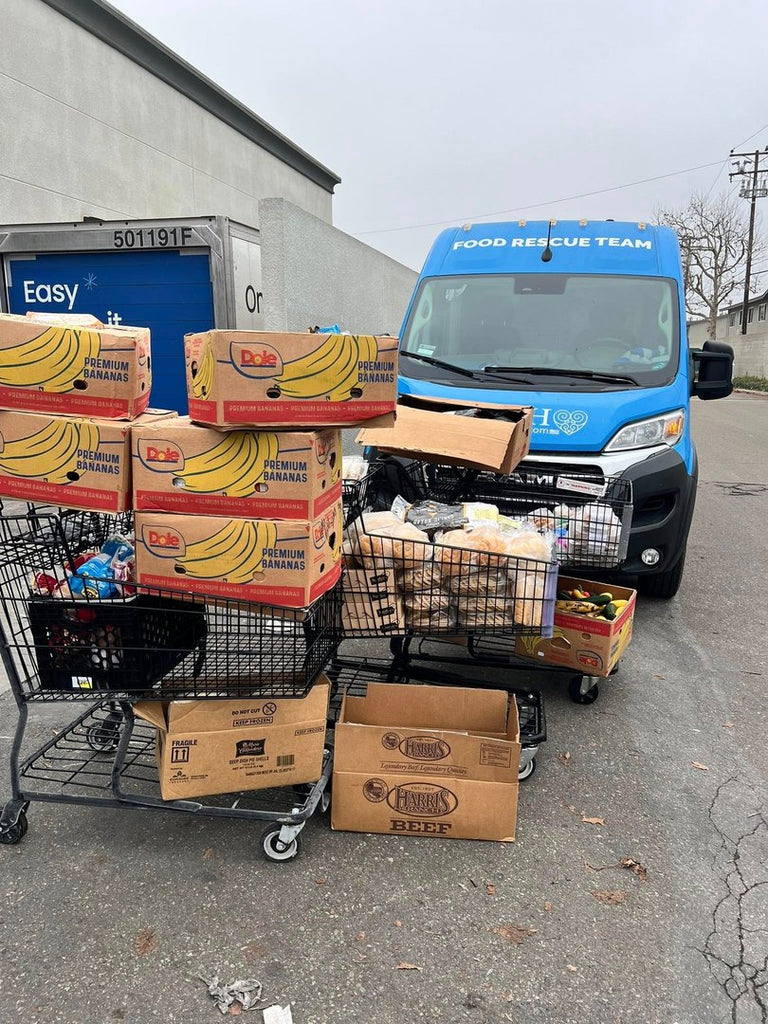 Food Distribution Activity in Los Angeles, California, USA - Dec 28, 2025