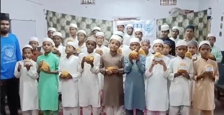 Food Distribution Activity in Hyderabad, India - Jul 10, 2026