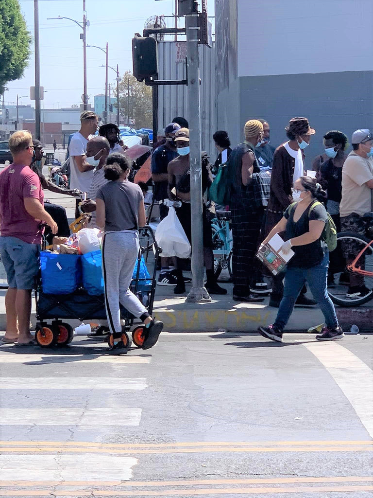 Honoring Birthday of Imam Musa al-Kazim (as) by Distributing Hand Cooked Meals & Food Bags to Homless Community – LA
