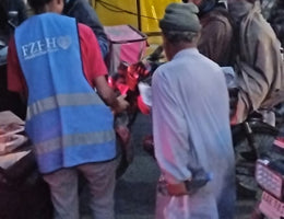 Lahore, Pakistan - Participating in Holy Qurbani Program & Mobile Food Rescue Program by Processing, Packaging & Distributing Holy Qurbani Meat from Holy Qurban to Local Community's Less Privileged Families