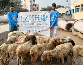 Hyderabad, India - Participating in Our Holy Qurbani Program & Mobile Food Rescue Programs by Processing, Packaging & Distributing Over 292+ lbs of Holy Qurbani Meat from 21 Holy Qurbans to Local Community’s 146+ Less Privileged Families