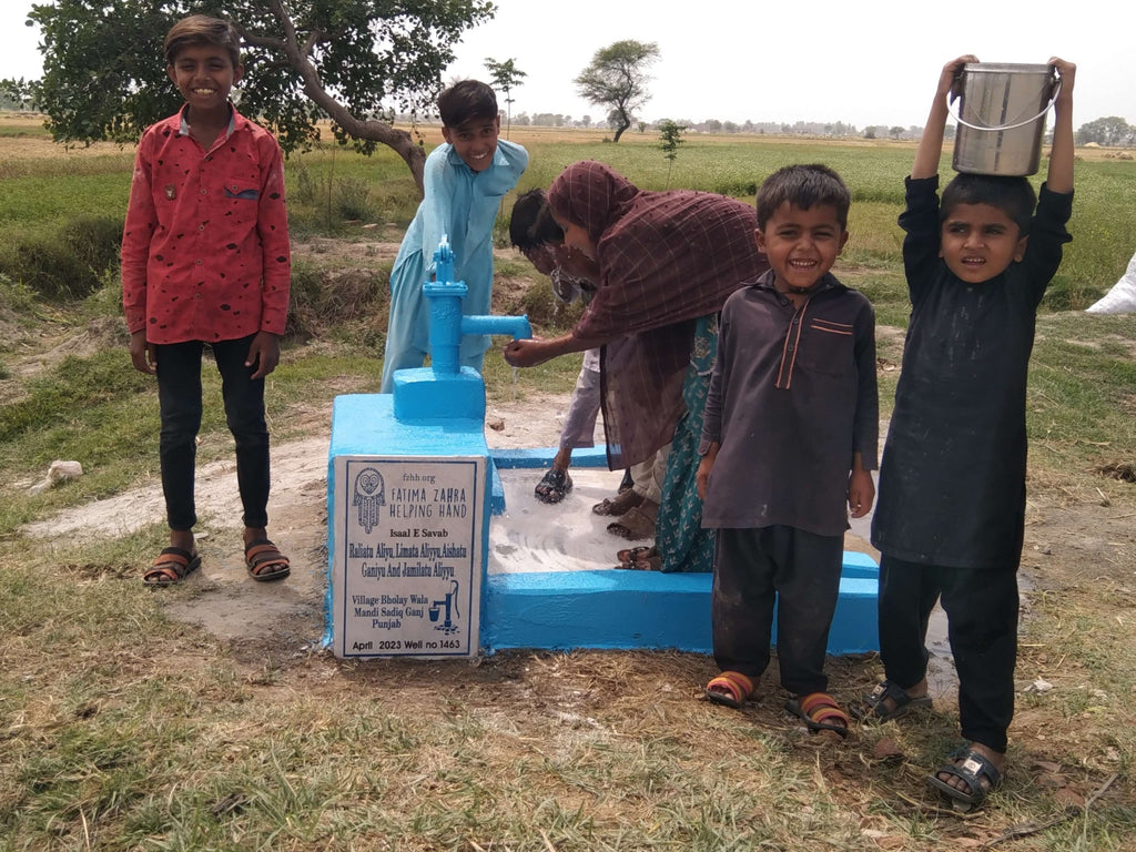 Punjab, Pakistan – Raliatu Aliyu, Limata Aliyyu, Aishatu Ganiyu and Jamilatu Aliyyu – FZHH Water Well# 1463