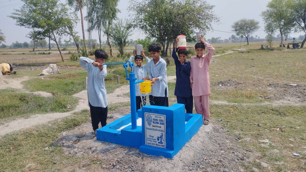 Punjab, Pakistan – Mohammed Ali and Farida Barye – FZHH Water Well# 1498