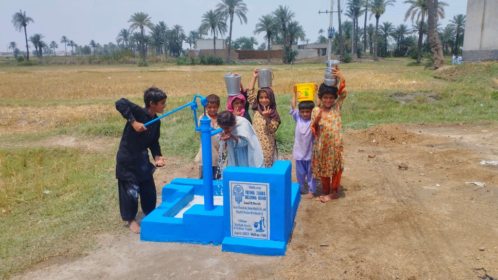 Punjab, Pakistan – Imam Hassan AS, Imam Mahdi AS and Shaykh Nurjan Mirahmadi Q – FZHH Water Well# 1500
