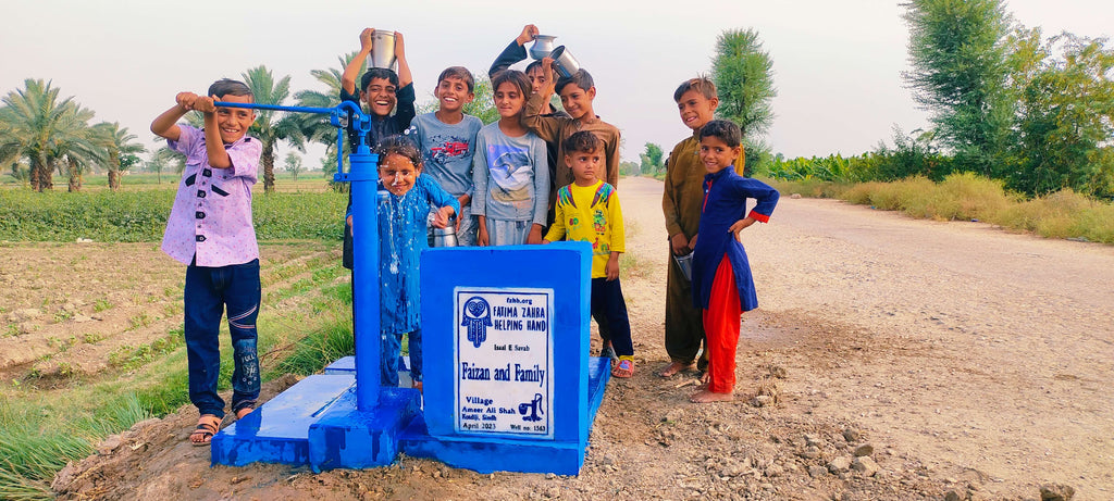 Sindh, Pakistan – Faizan and Family – FZHH Water Well# 1563