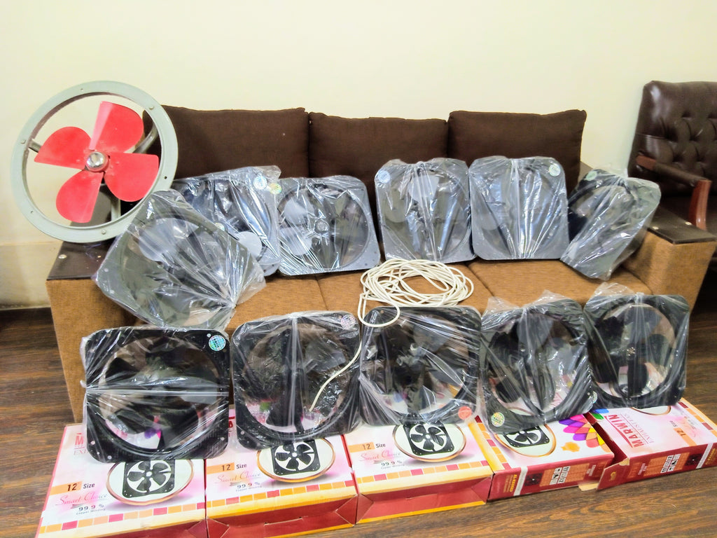 Lahore, Pakistan - Participating in Orphan Support Program by Repairing & Refurbishing Damaged Fans & Installing New Exhaust Fans at Local Community's Orphanage Serving Beloved Orphans & Less Privileged Children