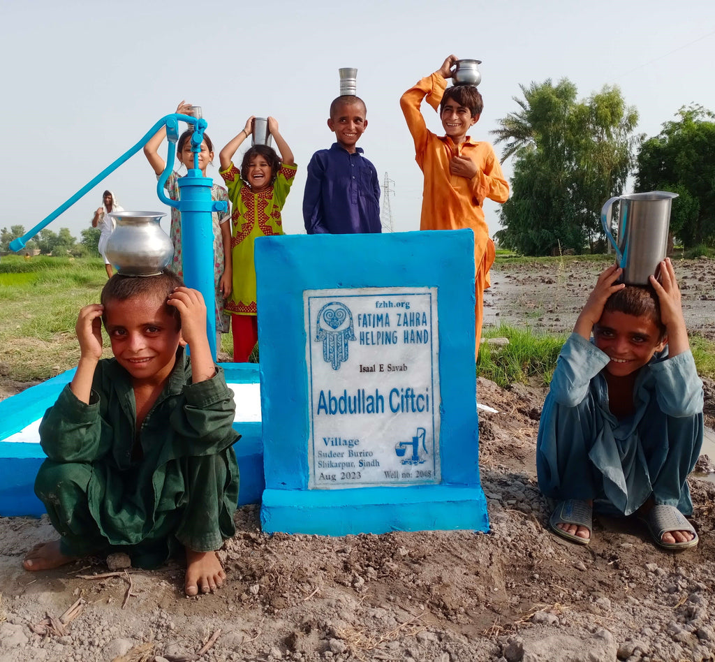 Sindh, Pakistan – Imam Al-Husayn Ibn Ali Ibn Talib & 72 Holy Martyrs Mirahmadi Family – FZHH Water Well# 2048