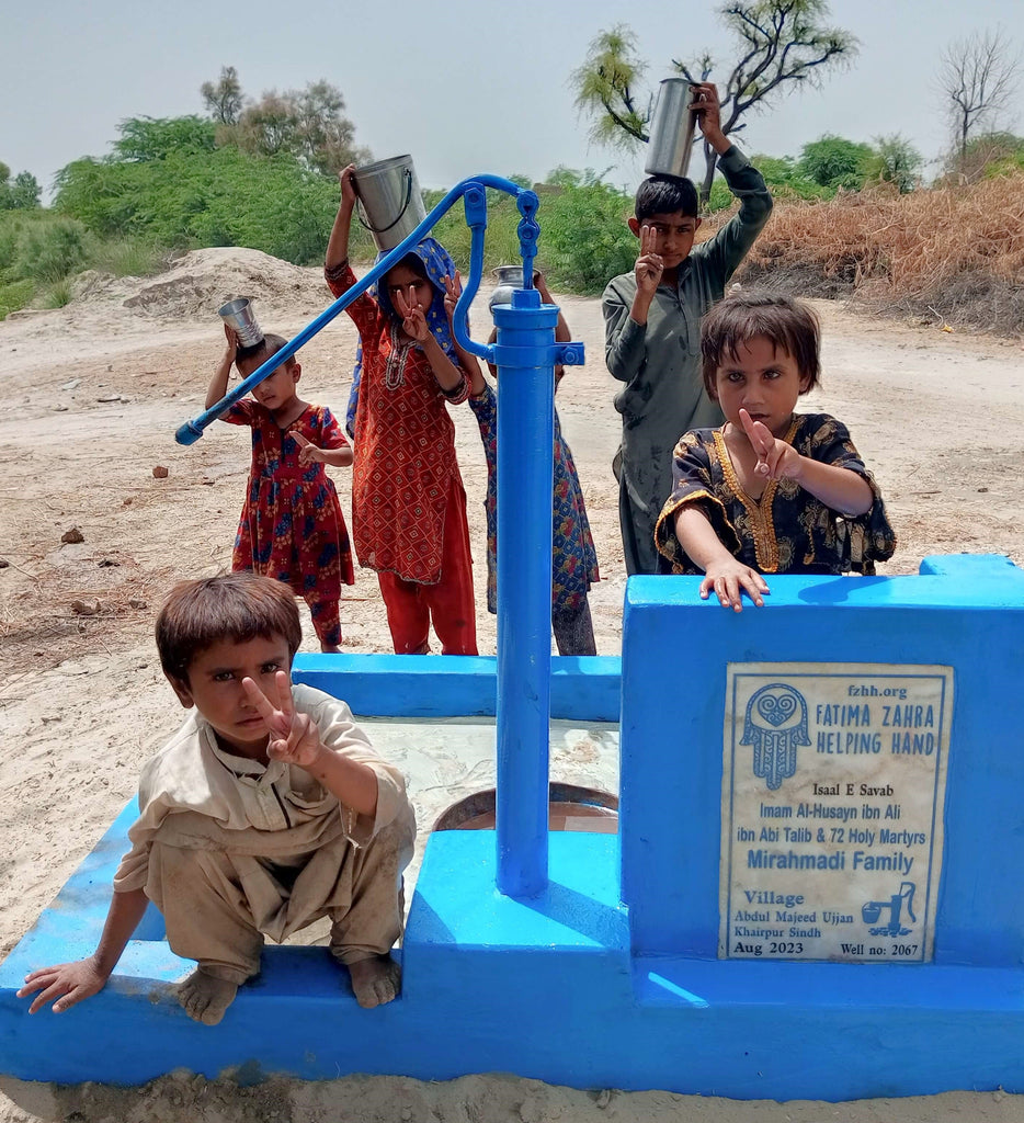 Sindh, Pakistan – Imam Al-Husayn Ibn Ali Ibn Talib & 72 Holy Martyrs Mirahmadi Family  – FZHH Water Well# 2067
