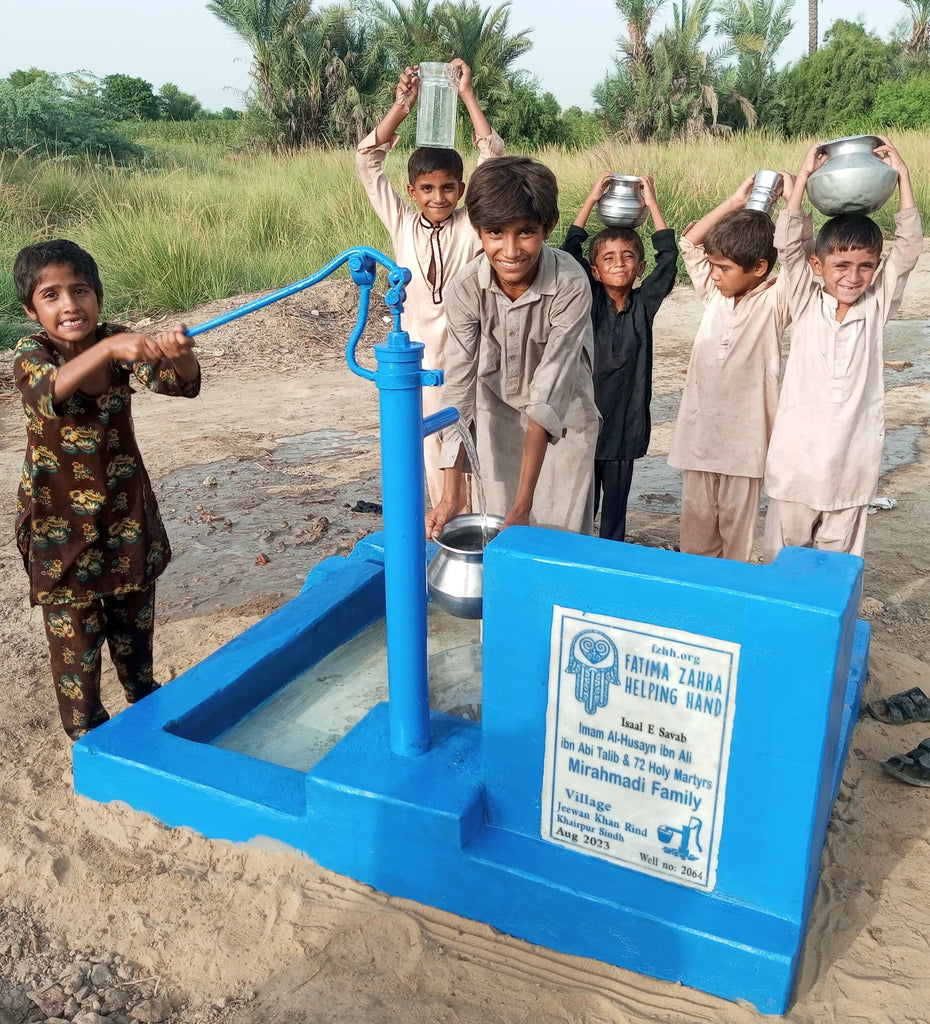 Sindh, Pakistan – Imam Al-Husayn Ibn Ali Ibn Talib & 72 Holy Martyrs Mirahmadi Family – FZHH Water Well# 2064