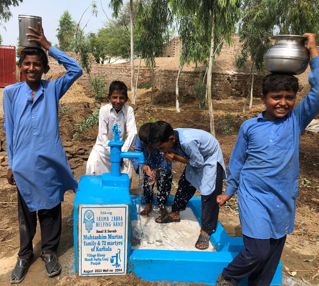 Punjab, Pakistan – Muhtashim Murtza Family & 72 martyrs of Karbala – FZHH Water Well# 2094