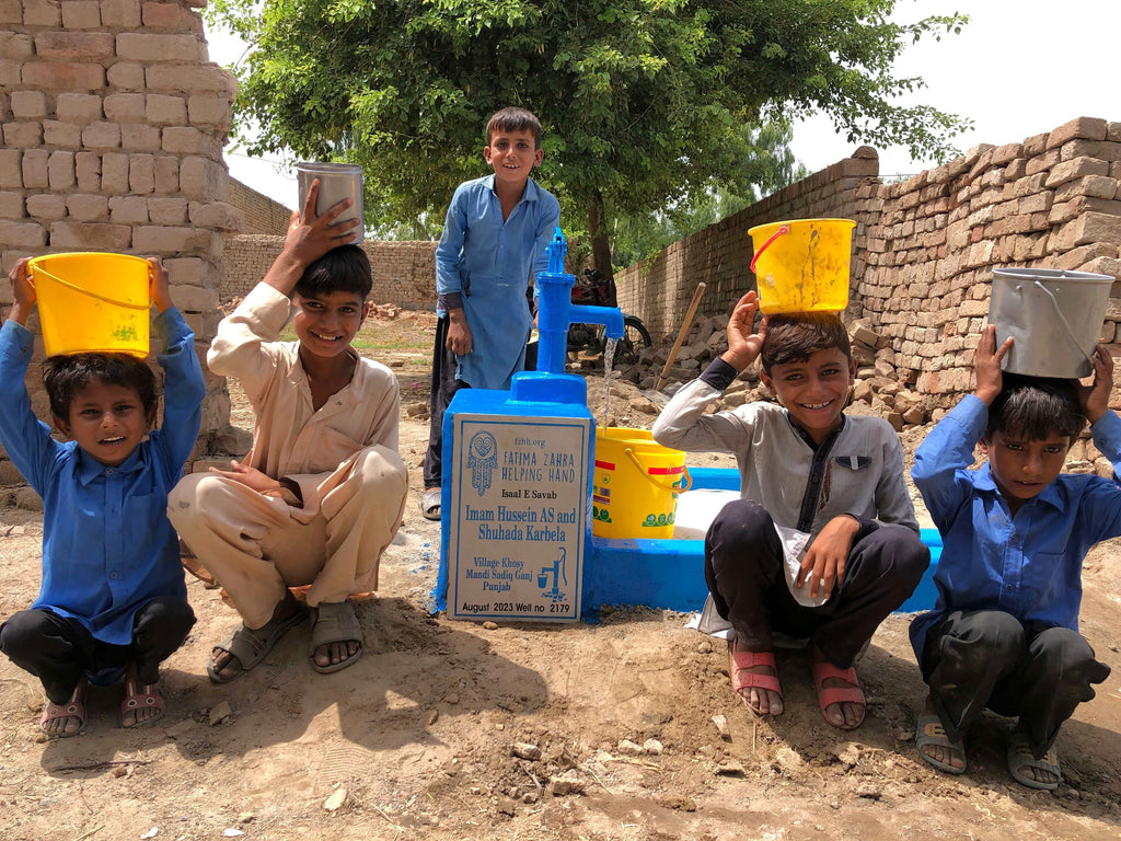 Punjab, Pakistan – Imam Hussein AS and Shuhada Karbela – FZHH Water Well# 2179