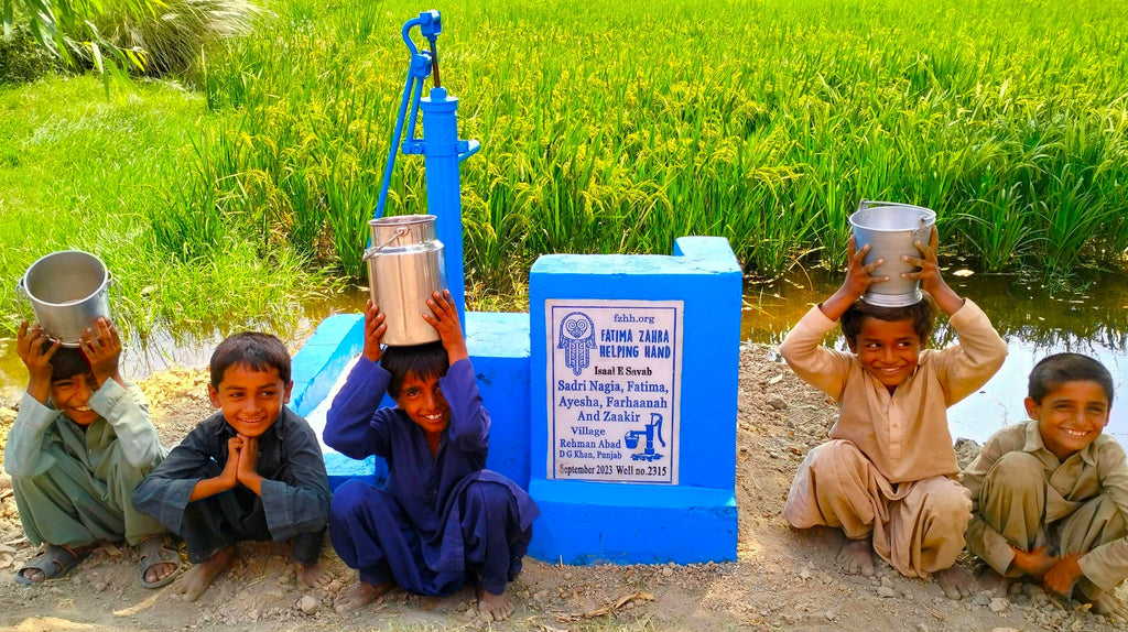 Punjab, Pakistan – Sadri Nagia, Fatima, Ayesha, Farhaanah and Zaakir – FZHH Water Well# 2315