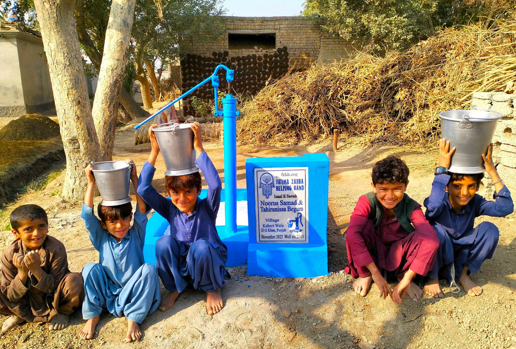 Punjab, Pakistan – Noorus Samad & Tahirunissa Begum – FZHH Water Well# 2548