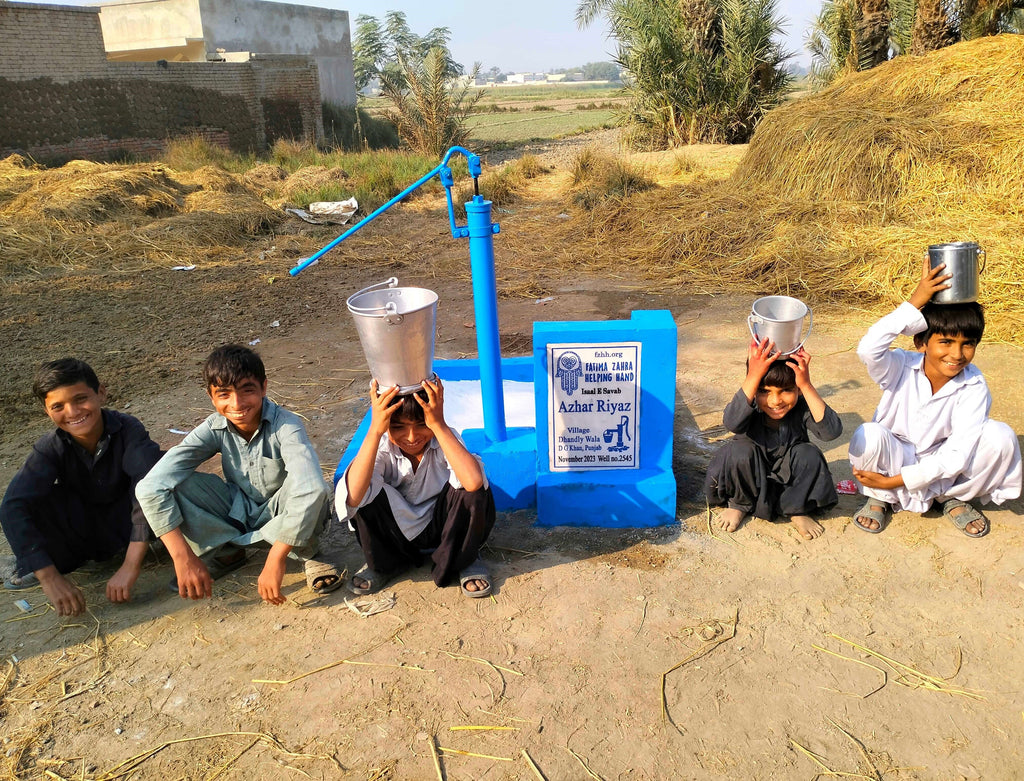 Punjab, Pakistan – Azhar Riyaz – FZHH Water Well# 2545