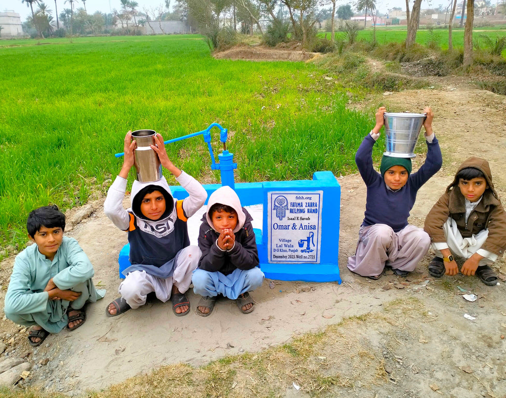 Punjab, Pakistan – Omar & Anisa – FZHH Water Well# 2721