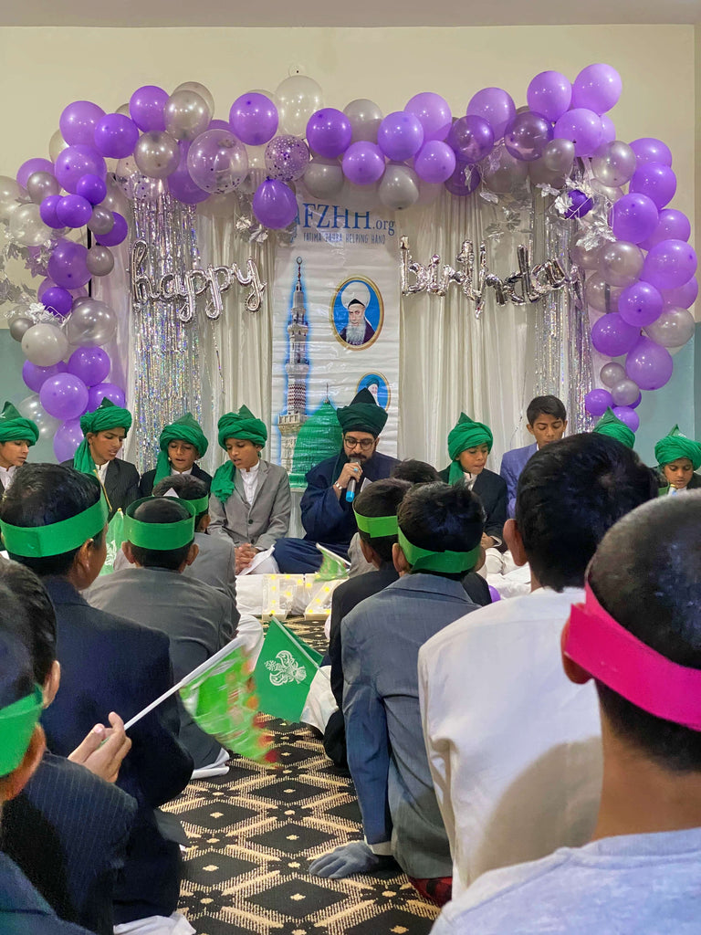 Lahore, Pakistan - Participating in Orphan Support & Mawlid Support Programs by Celebrating ZikrAllah & Mawlid an Nabi ﷺ & Serving Hot Meals to Beloved Orphans at Local Community's Orphanage