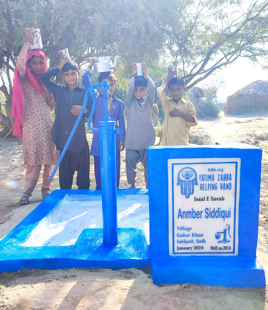 Sindh, Pakistan – Anmber Siddiqui – FZHH Water Well# 2814