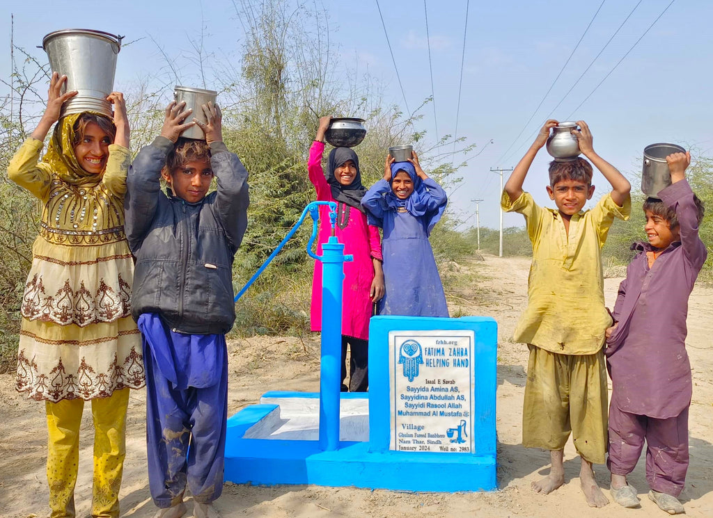Sindh, Pakistan – Sayyida Amina AS, Sayyidina Abdullah AS, Sayyidi Rasool Allah Muhammad Al Mustafa SAW – FZHH Water Well# 2983